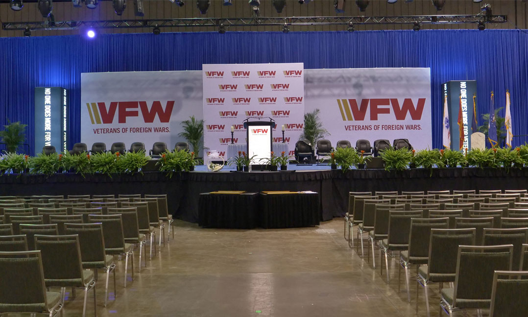 Empty VFW National Convention hall