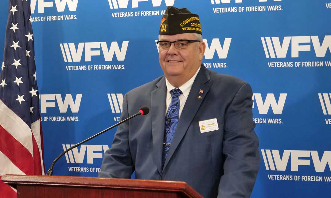 Hal Roesch II Installed and the new VFW National Commander