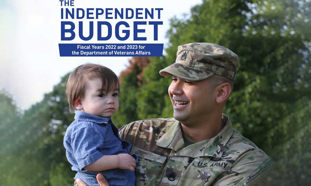 Uniformed solider and his son Independent Budget 2021
