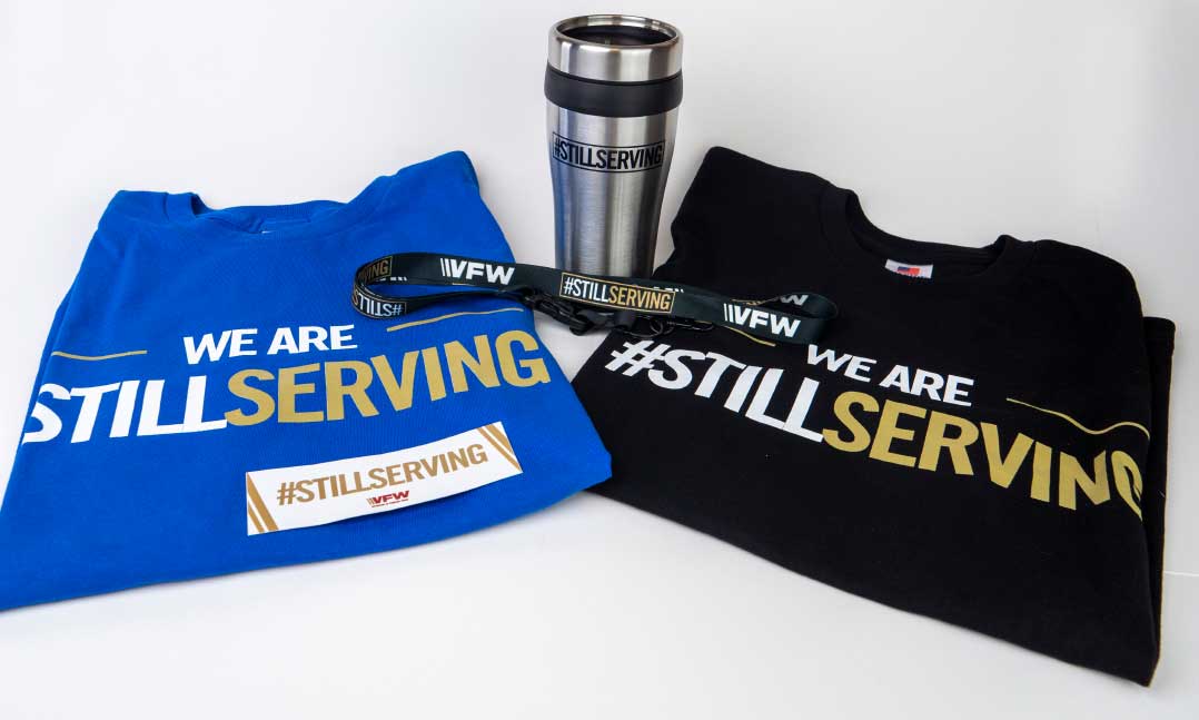 StillServing merchandise is available for purchase