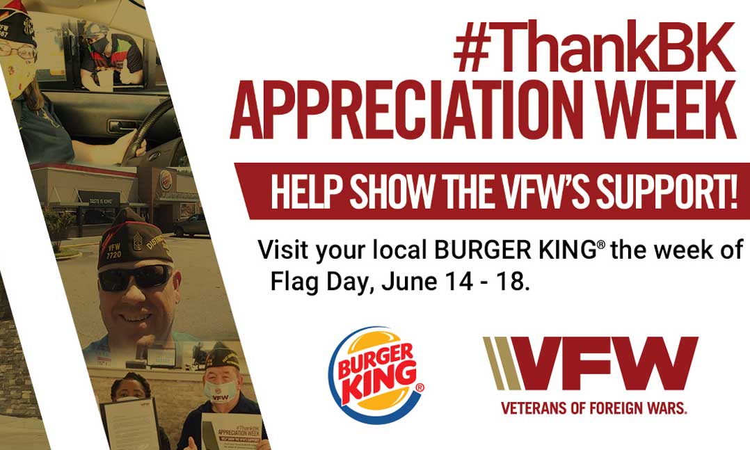 Flag Day week is the VFW's #ThankBK Appreciation Week