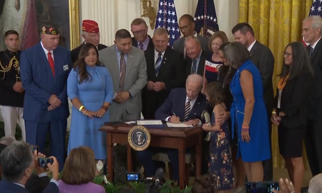 President Biden signs PACT Act