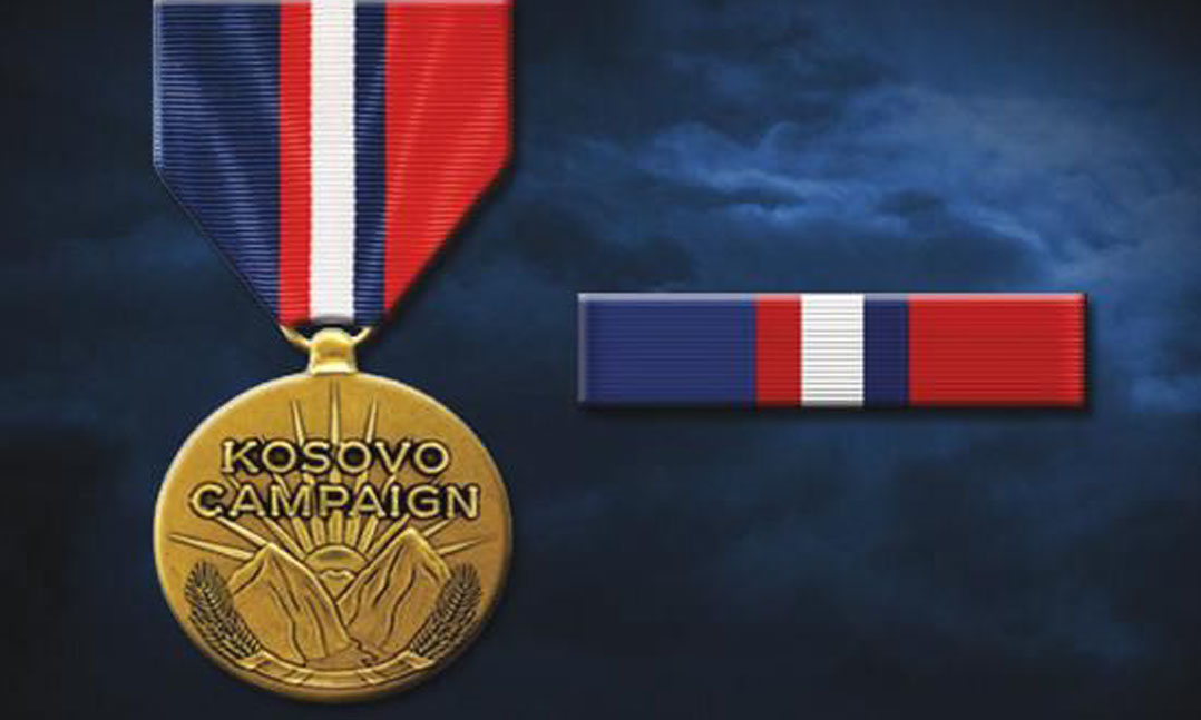 Kosovo campaign medal and ribbon