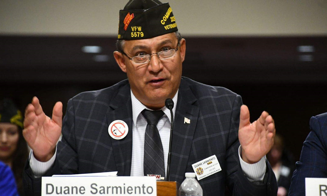 VFW National Commander Duane Sarmiento testifies before Congress