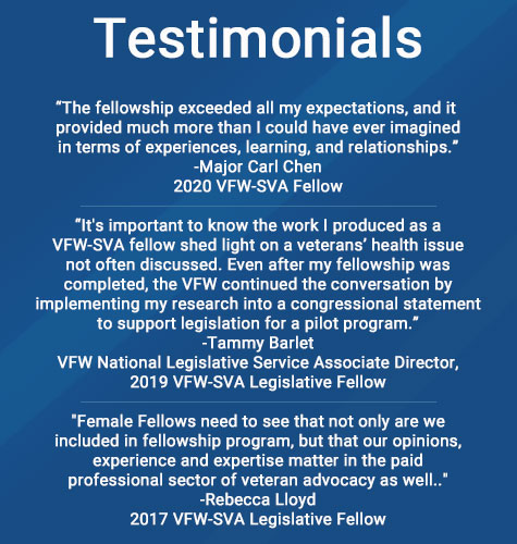 VFW-SVA Fellowship Testimonials