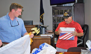 Indiana VFW Posts Donate Service Flags to County Veterans Court Insert