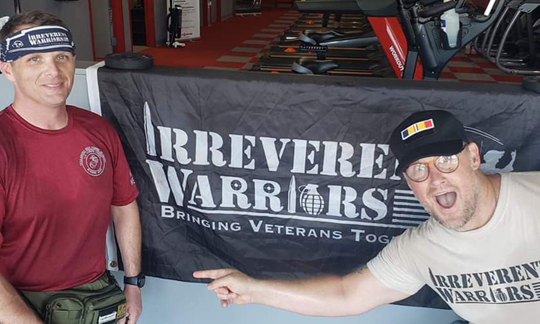 Two veterans helping other veterans stay healthy