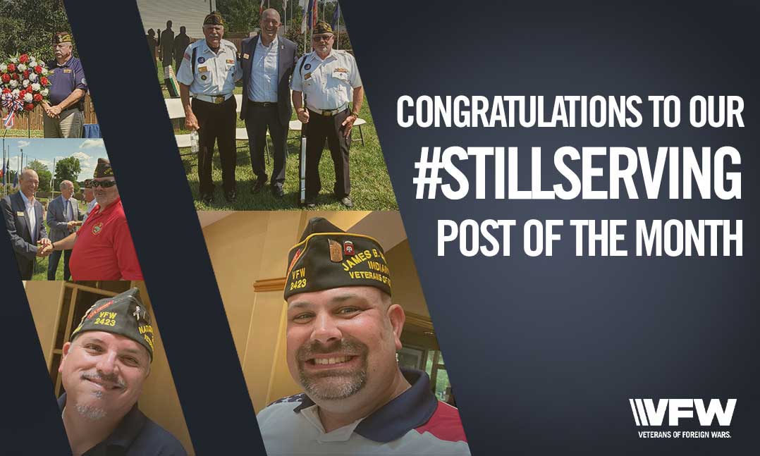 VFW Names Post 2423 As October #StillServing Post Of The Month - VFW