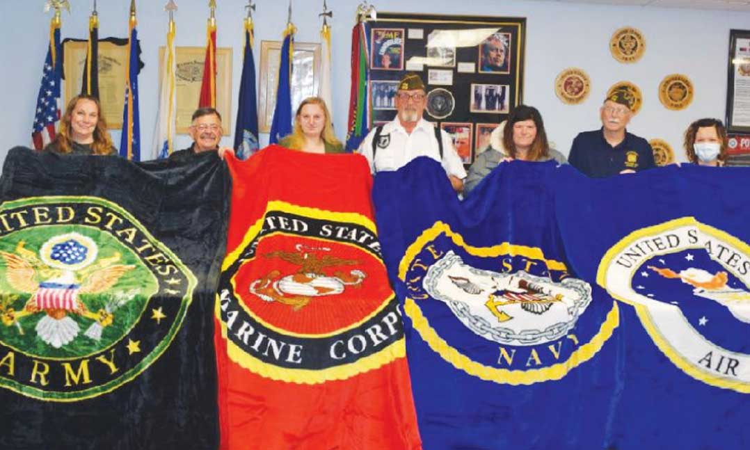 VFW members showcase handmade blankets