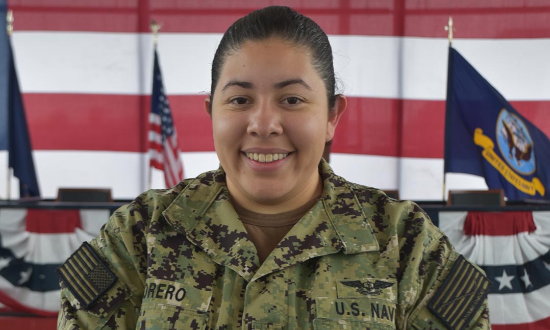 Andrea Forero, an Imperial Beach, Calif., native and Navy service member
