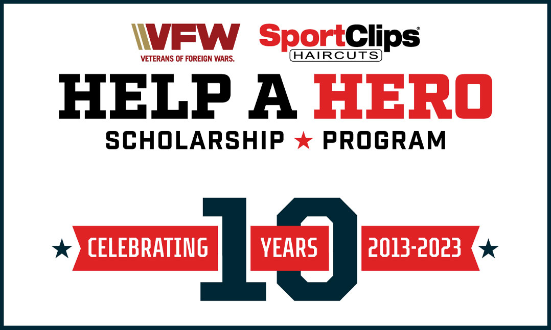 VFW's Sport Clips Help A Hero Scholarship Program Turns 10