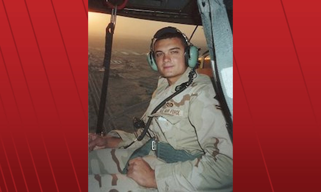 Air Force veteran and VFW Help A Hero scholarship recipient Ely Esparza