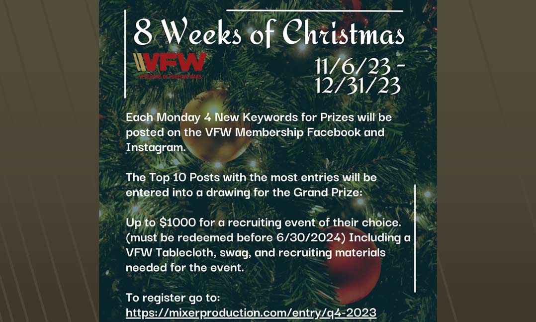 Membership contest 8 Weeks of Christmas