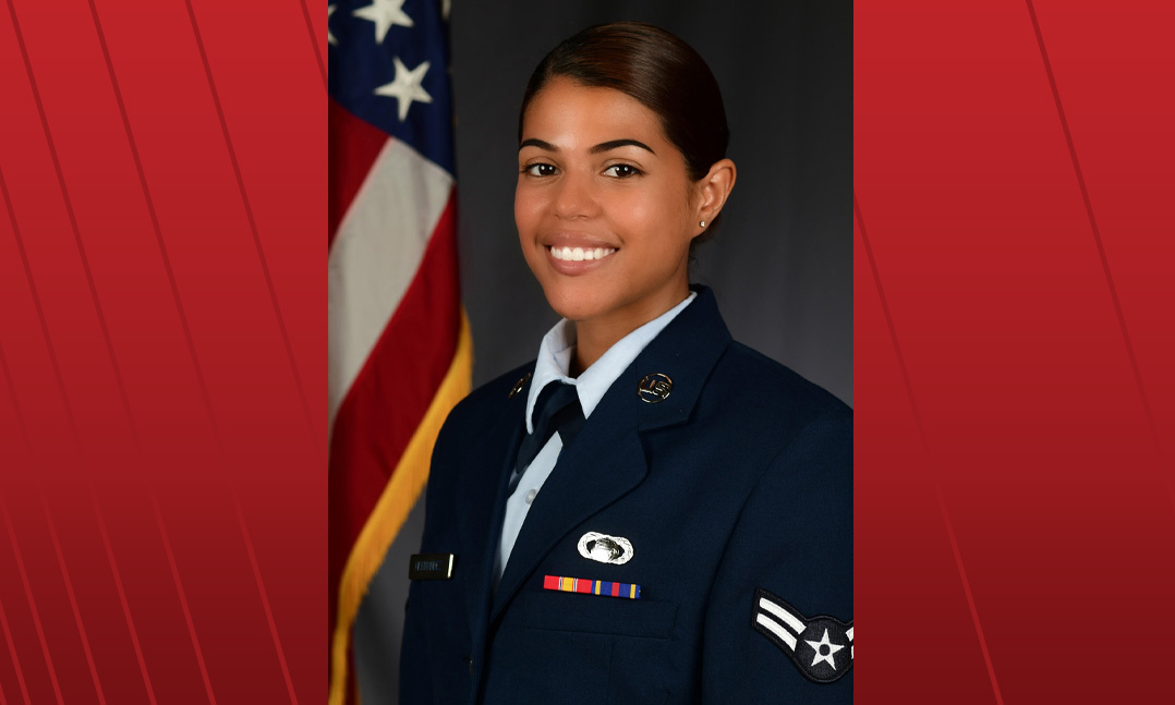 Air Force veteran and VFW's Sport Clips Help A Hero Scholarship recipient Celeste Hernandez 