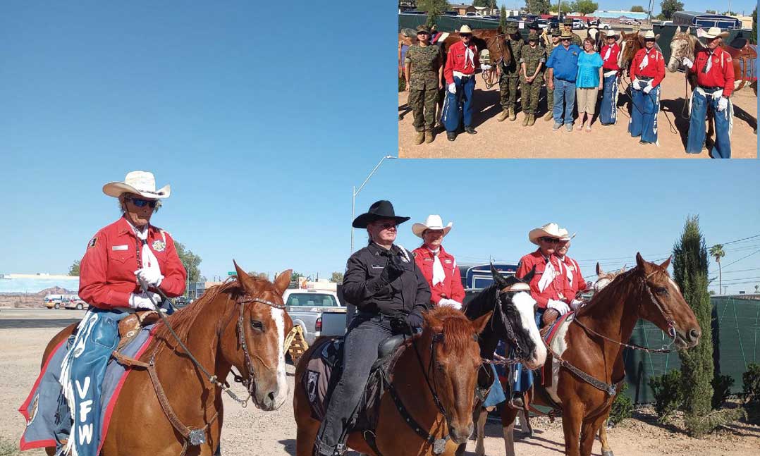 Arizona VFW Rangers Mounted Color Guard 