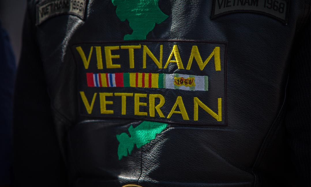 Vietnam War veterans motorcycle patch