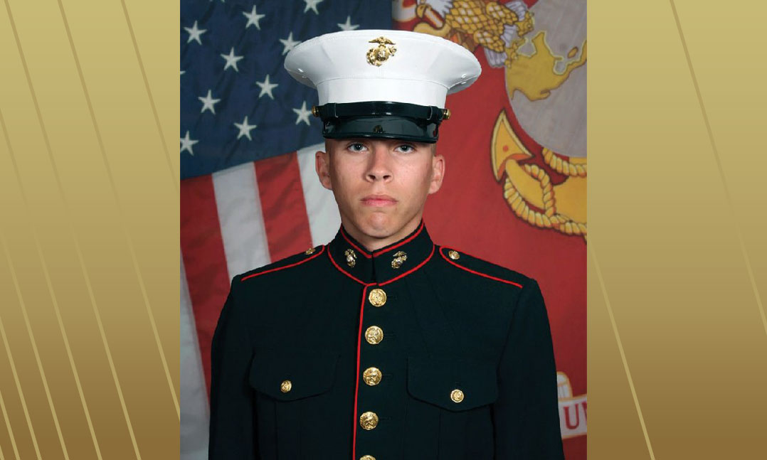 Marine Corps Lance Cpl. Dylan Merola was one of 13 Americans killed in a suicide bombing on Aug. 26, 2021, at Hamid Karzai International Airport in Kabul, Afghanistan