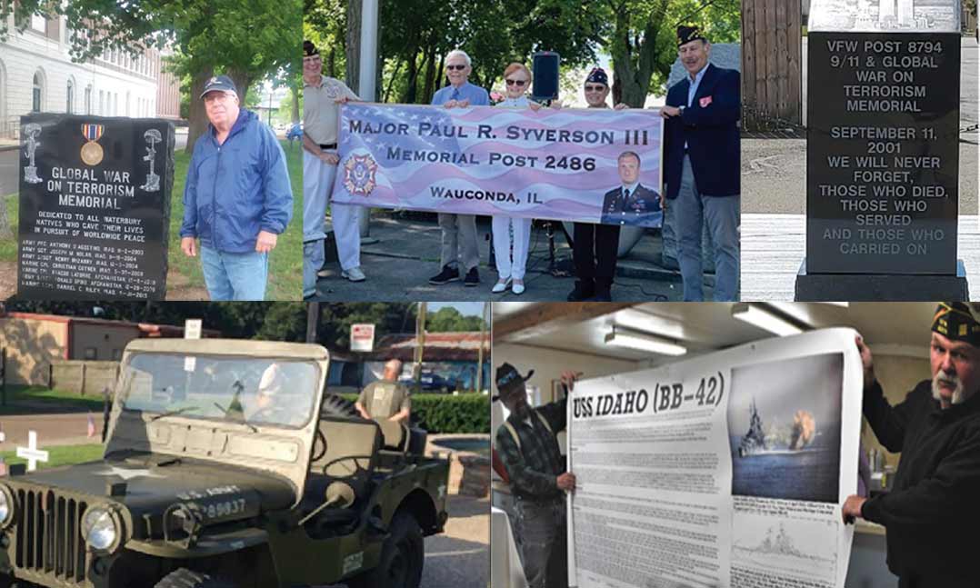 Local memorials across the country honor veterans