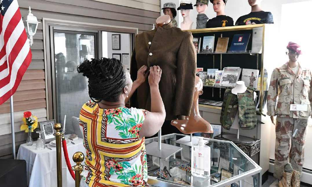Senior Vice Commander of VFW Post 509 in Tobyhanna, Pa., Claudette Williams, founded the Women Veterans Museum in Mount Pocono, Pa.