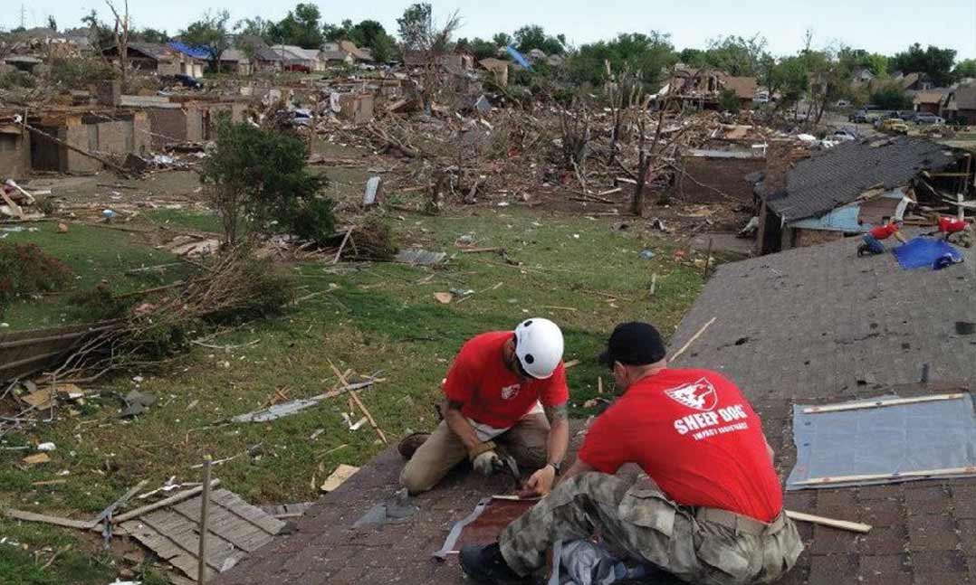 Veterans provide vital disaster assistance after a tornado