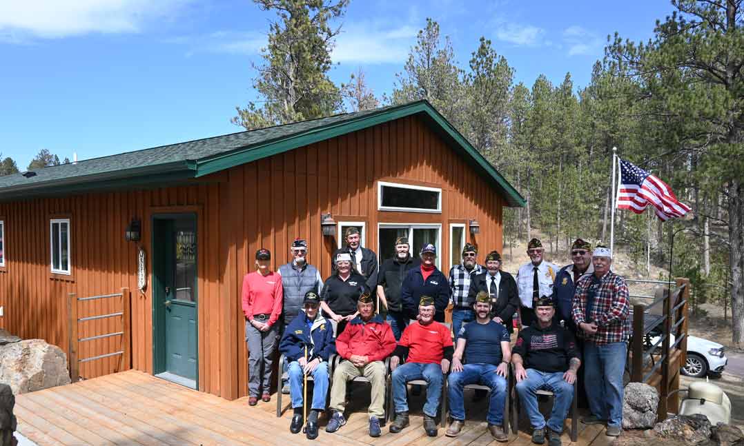 Members of the VFWsupport Operation Black Hills Cabin in a variety of ways, as volunteers and business supporters, and Post 3442 is a donor