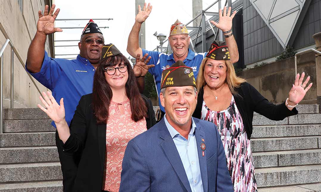 VFW members celebrate together during VFW National Convention