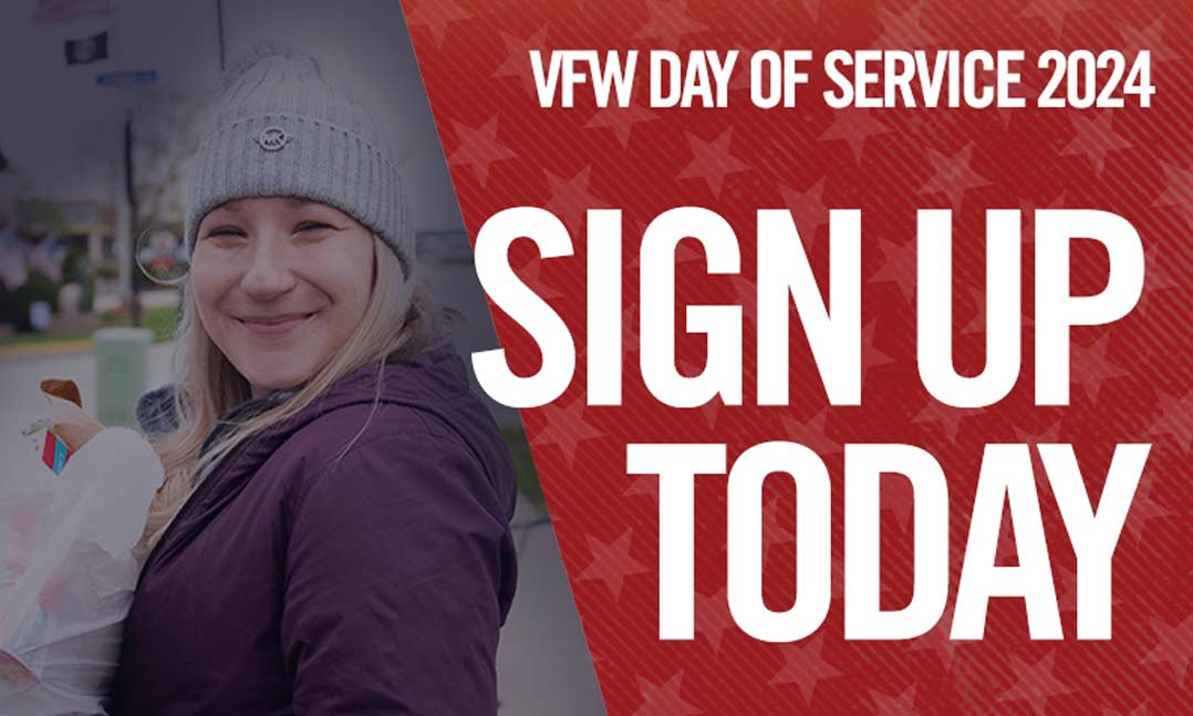 Sign up for the VFW's 2024 Day of Service