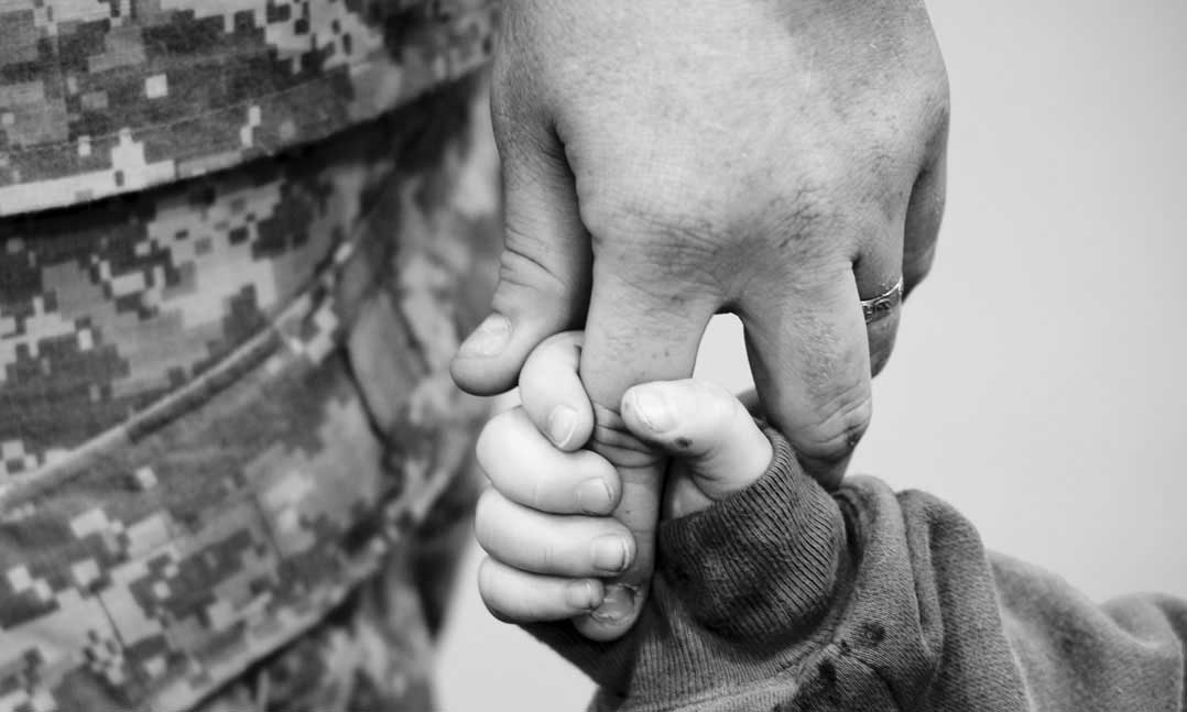 Military Child Hand
