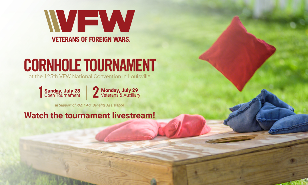 Sign up or watch the second annual VFW Cornhole Tournament at VFW National Convention