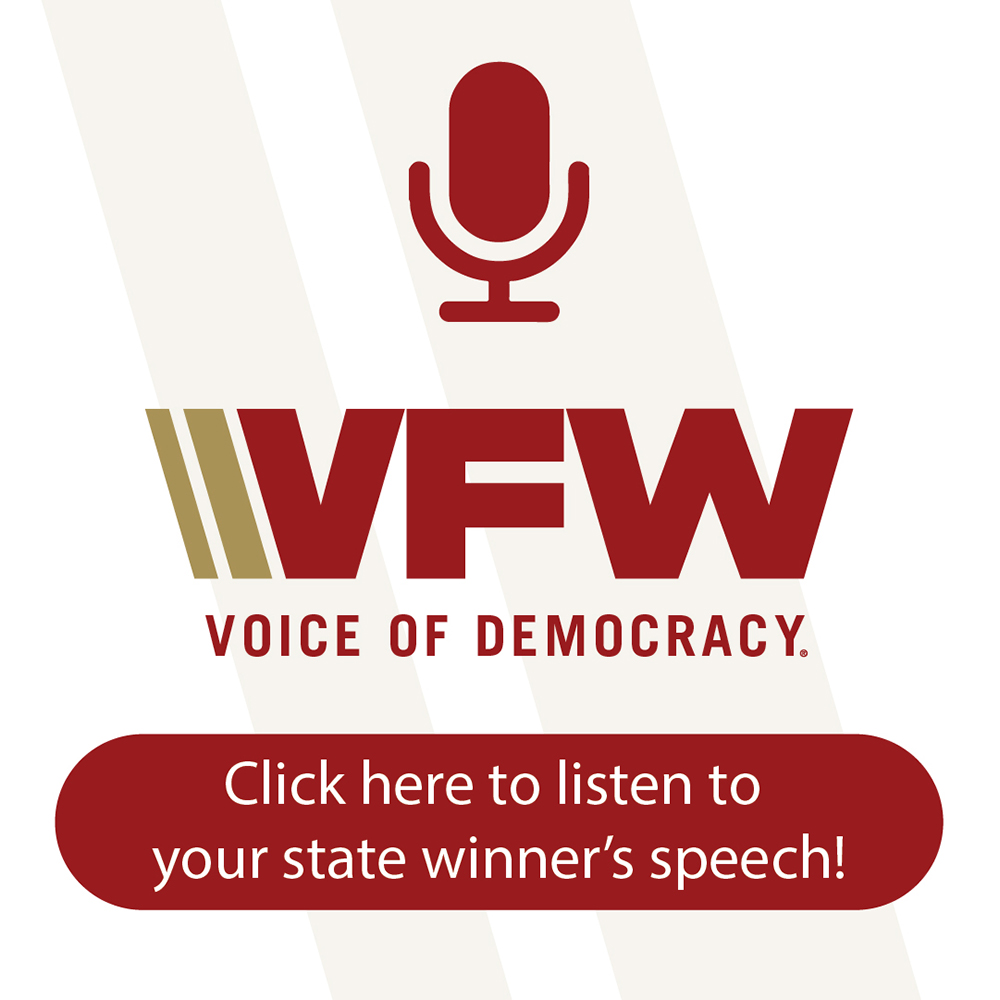 Click to listen to your state's Voice of Democracy winner