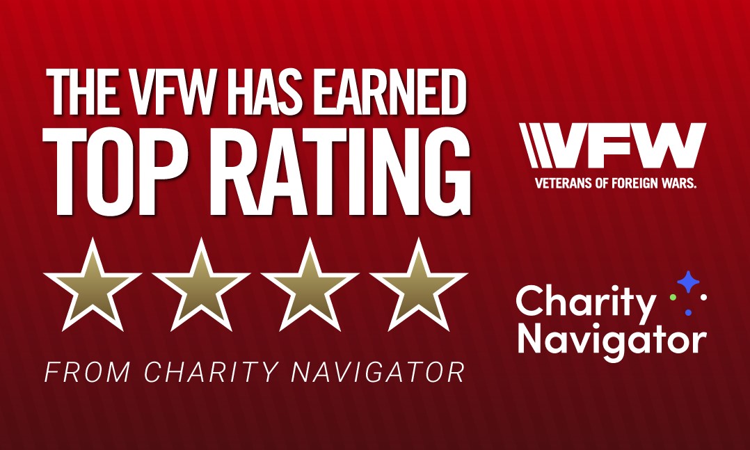 VFW Charity Navigator 4 Star Rating