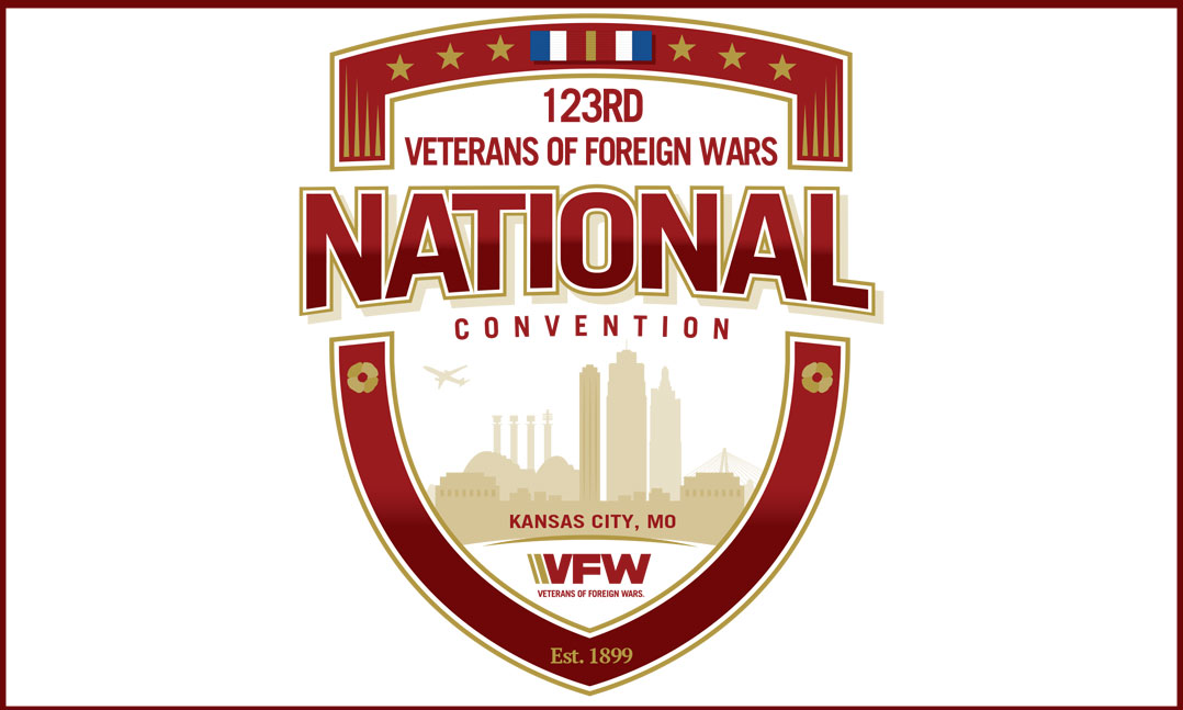 2022 123rd VFW National Convention Logo Shield